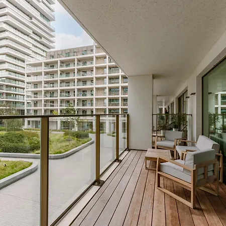 Feriehus Huswell - Bright In Sky Garden With Terrace Oostende